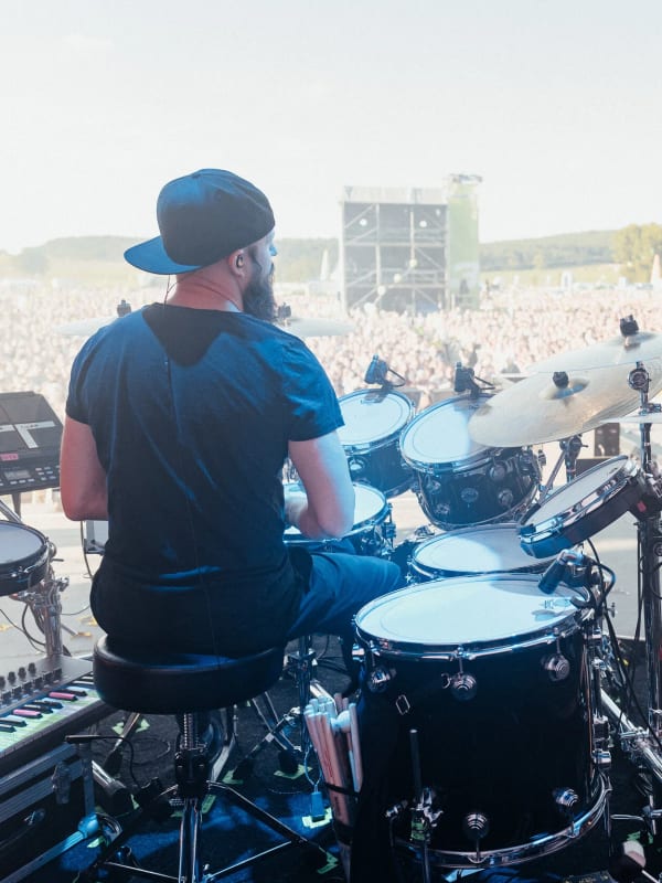 Benedict Neuner am Schlagzeug