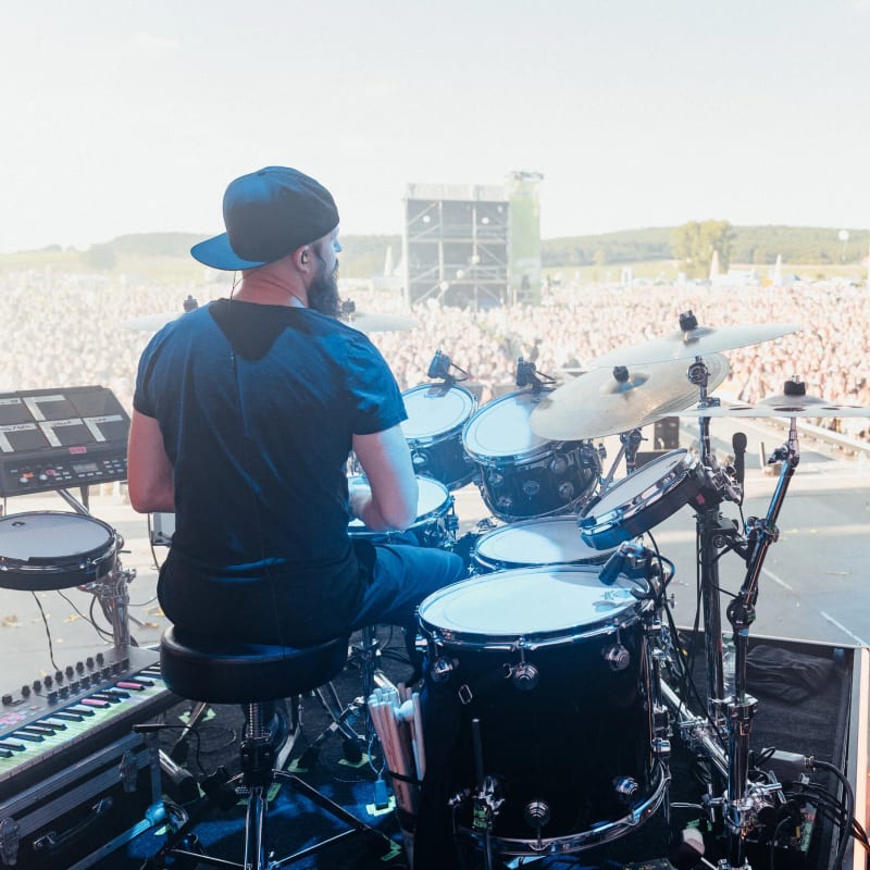 Benedict Neuner am Schlagzeug
